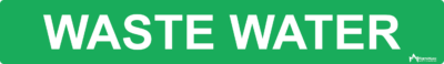 Waste Water Pipe Label
