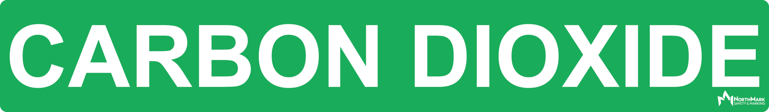 Carbon Dioxide Pipe Label