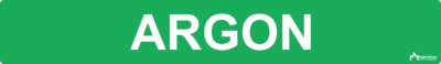 Argon Pipe Label