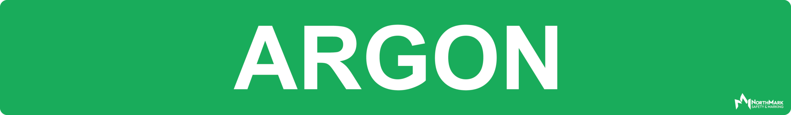 Argon Pipe Label