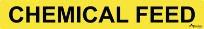 Chemical Feed Pipe Label