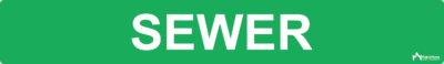 Sewer Pipe Label