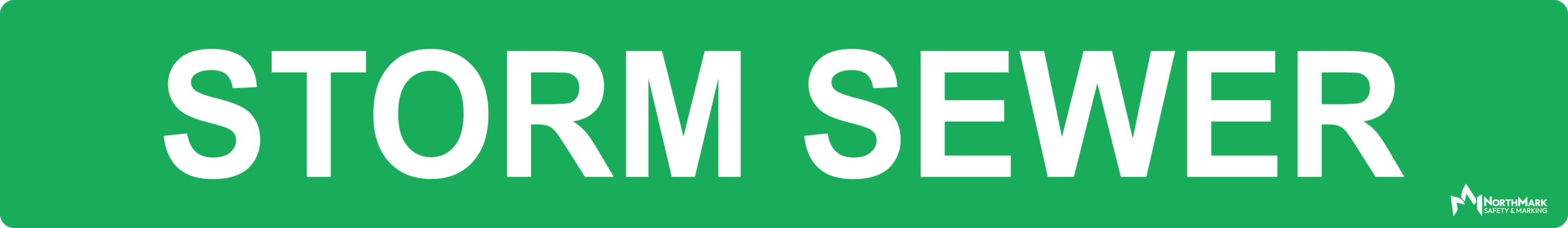 Storm Sewer Pipe Label