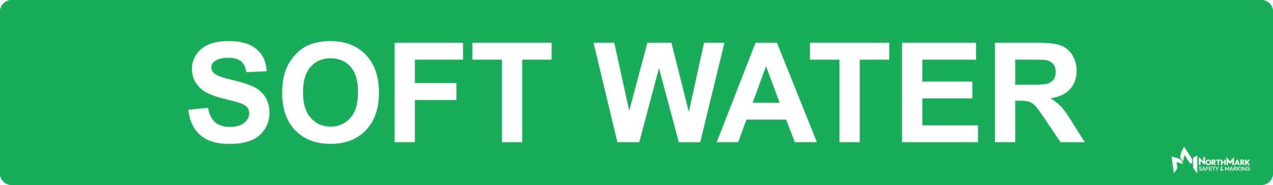 Soft Water Pipe Label