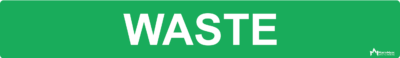 Waste Pipe Label