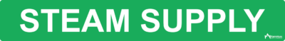 Steam Supply Pipe Label