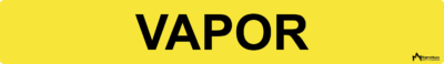 Vapor Pipe Label