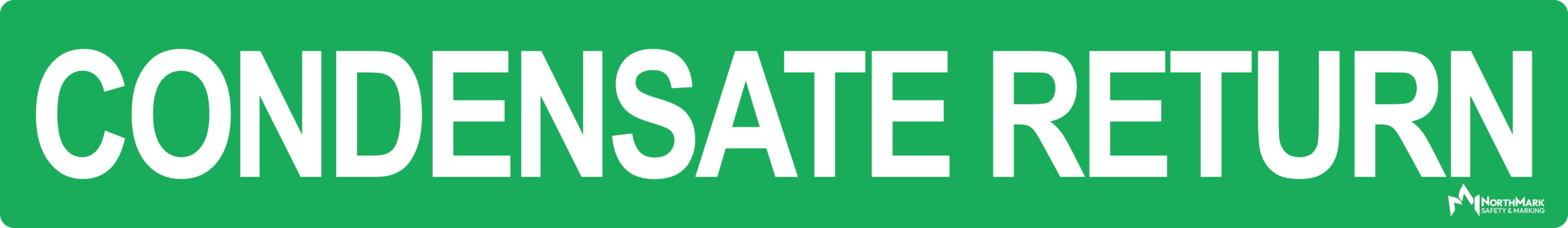 Condensate Return Pipe Label