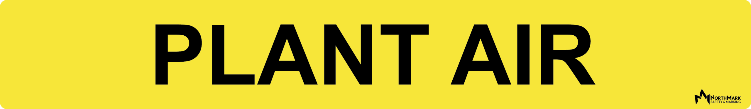 Plant Air Pipe Label