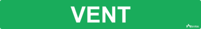 Vent Pipe Label