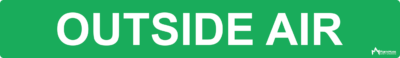 Outside Air Pipe Label