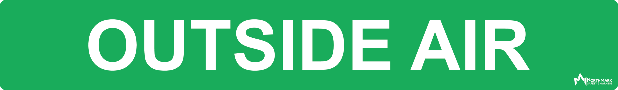 Outside Air Pipe Label