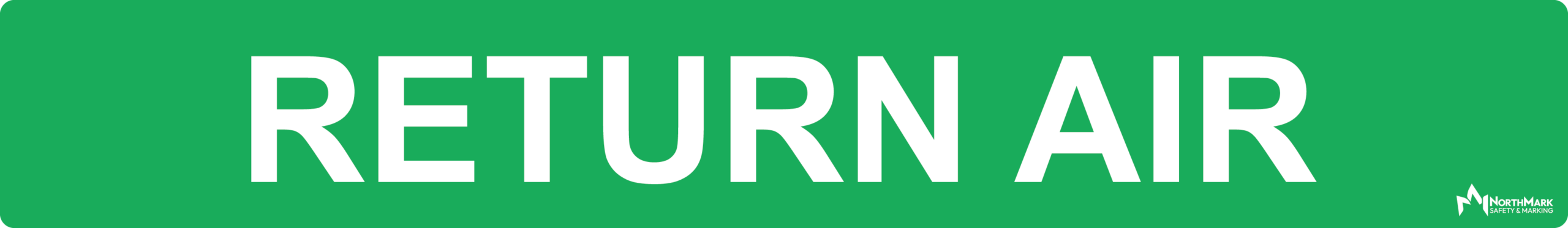 Return Air Pipe Label