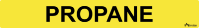 Propane Pipe Label
